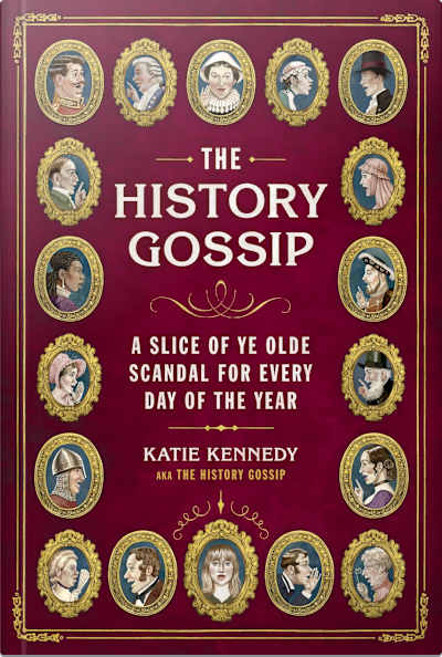 Book cover for The History Gossip by Katie Kennedy