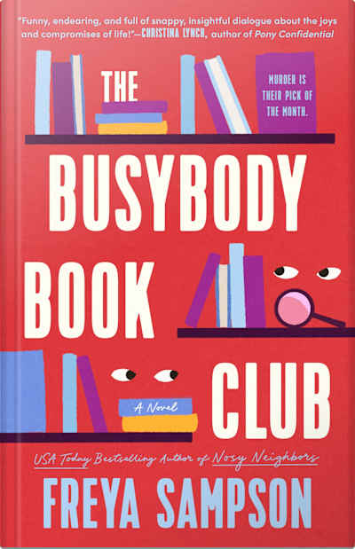 Book cover for The Busybody Book Club by Freya Sampson