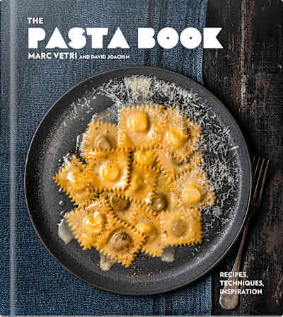 Book cover for The Pasta Book by David Joachim and Marc Vetri