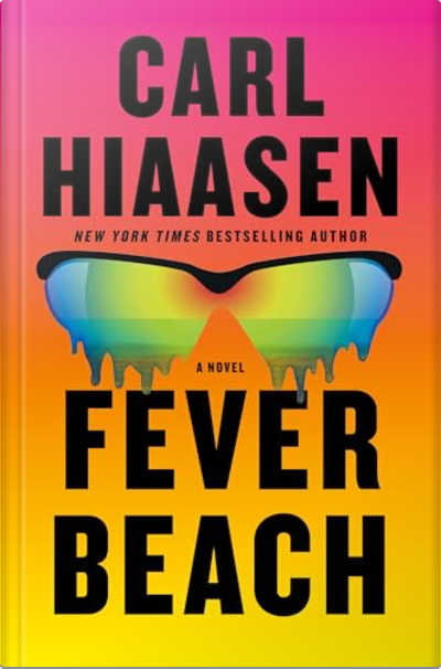 Book cover for Fever Beach by Carl Hiaasen
