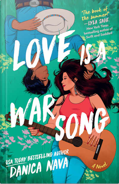 Book cover for Love Is a War Song by Danica Nava