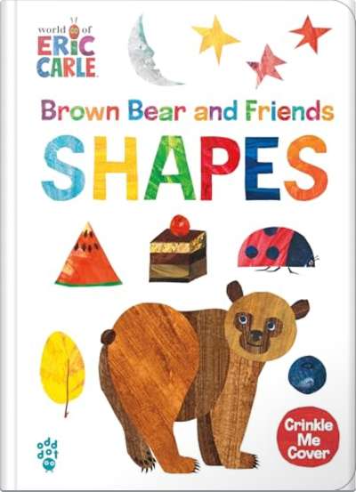 Book cover for Brown Bear and Friends: Shapes by Eric Carle