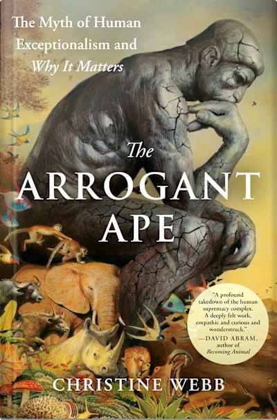 Book cover for The Arrogant Ape by Christine Webb