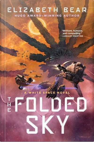 Book cover for The Folded Sky by Elizabeth Bear