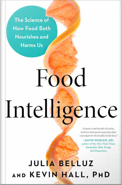 Book cover for Food Intelligence by Kevin Hall and Julia Belluz
