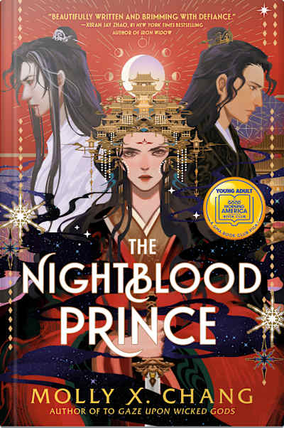 Book cover for The Nightblood Prince by Molly X. Chang