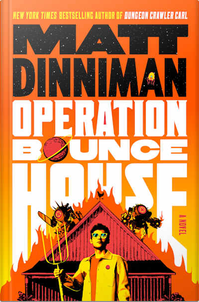 Book cover for Operation Bounce House by Matt Dinniman