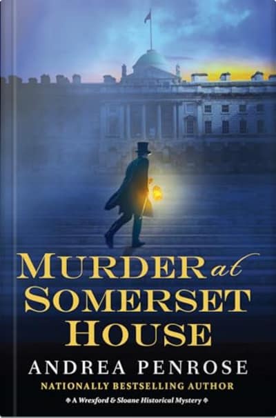 Book cover for Murder at Somerset House by Andrea Penrose