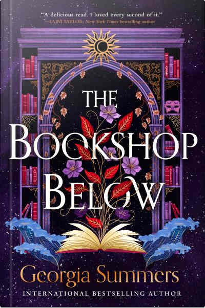 Book cover for The Bookshop Below by Georgia Summers