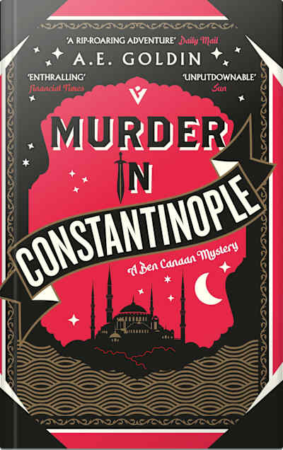 Book cover for Murder in Constantinople by A.E. Goldin