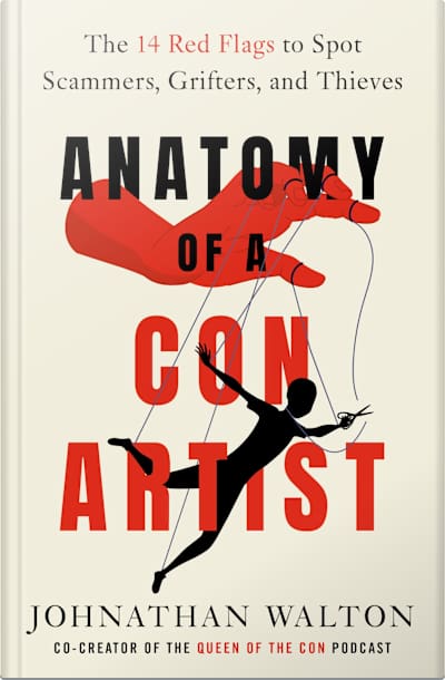Book cover for Anatomy of a Con Artist by Johnathan Walton