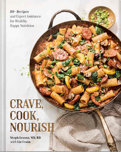 Book cover for Crave, Cook, Nourish by Steph Grasso