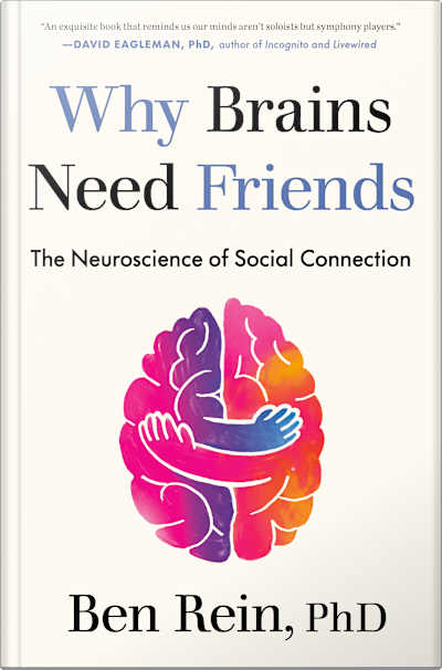 Book cover for Why Brains Need Friends by Ben Rein