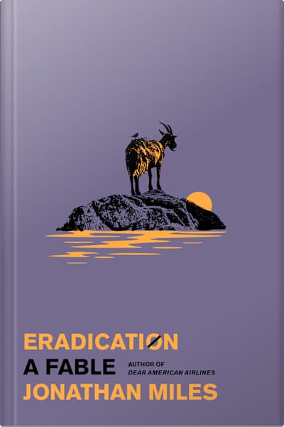 Book cover for Eradication by Jonathan Miles