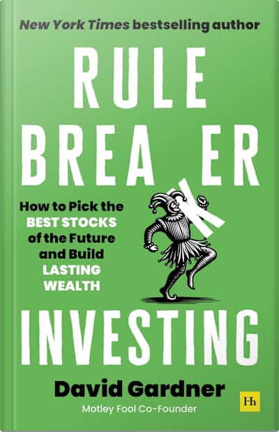 Book cover for Rule Breaker Investing by David Gardner
