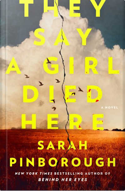 Book cover for They Say a Girl Died Here by Sarah Pinborough