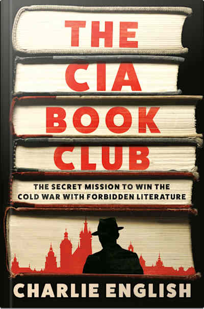 Book cover for The CIA Book Club by Charlie English