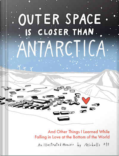 Book cover for Outer Space Is Closer Than Antarctica by Michelle Ott