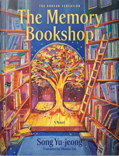 Book cover for The Memory Bookshop by Song Yu-jeong