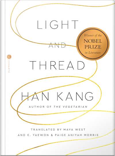 Book cover for Light and Thread by Han Kang