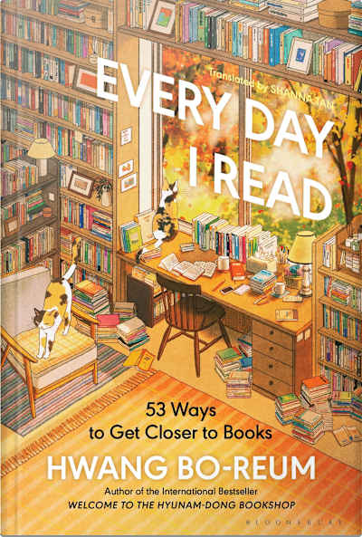 Book cover for Every Day I Read by Hwang Bo-reum