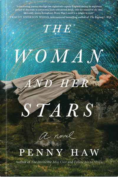 Book cover for The Woman and Her Stars by Penny Haw