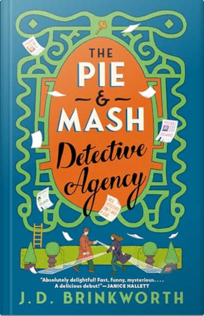 Book cover for The Pie & Mash Detective Agency by J. D. Brinkworth