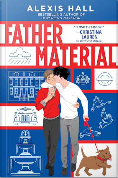 Book cover for Father Material by Alexis Hall