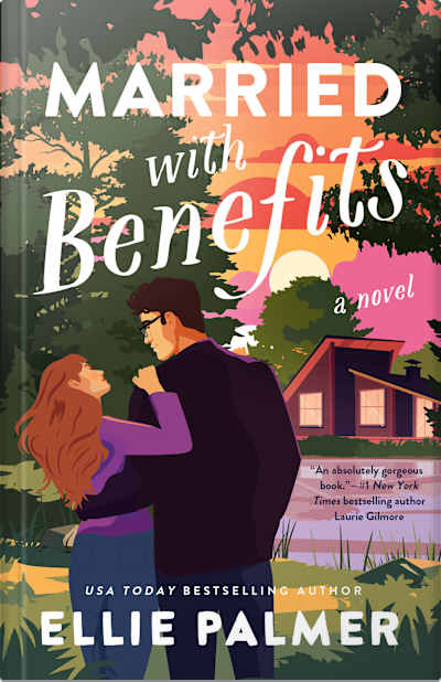 Book cover for Married with Benefits by Ellie Palmer