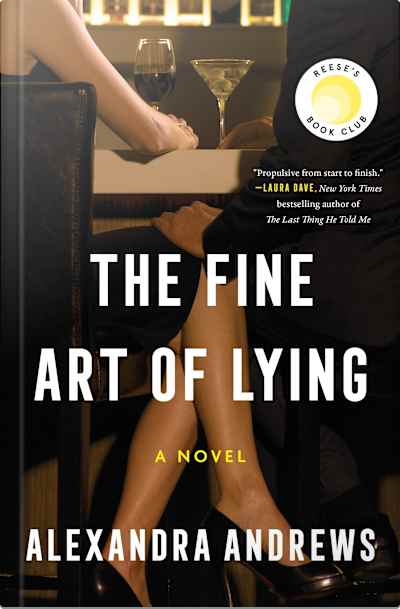 Book cover for The Fine Art of Lying by Alexandra Andrews