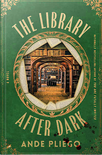 Book cover for The Library After Dark by Ande Pliego