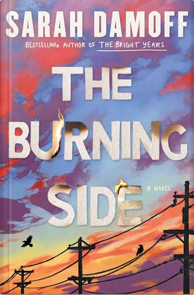 Book cover for The Burning Side by Sarah Damoff