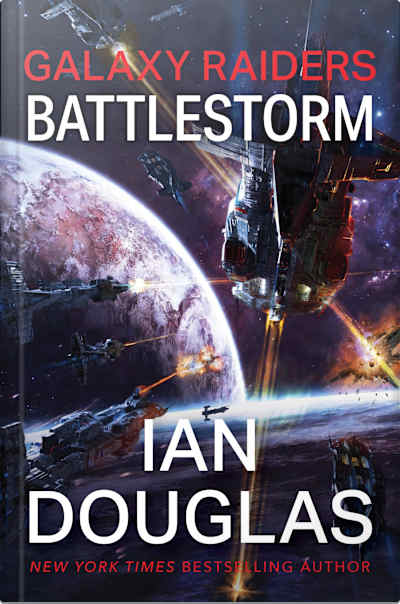 Book cover for Galaxy Raiders: Battlestorm by Ian Douglas