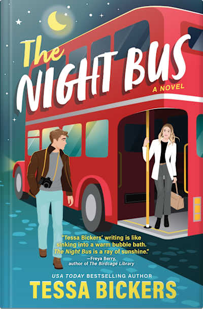 Book cover for The Night Bus by Tessa Bickers