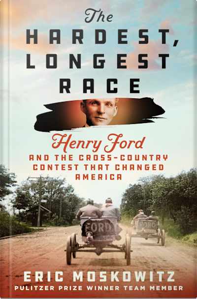 Book cover for The Hardest, Longest Race by Eric Moskowitz