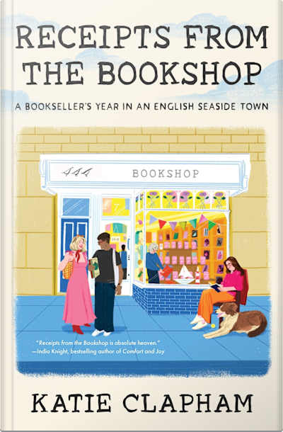 Book cover for Receipts from the Bookshop by Katie Clapham