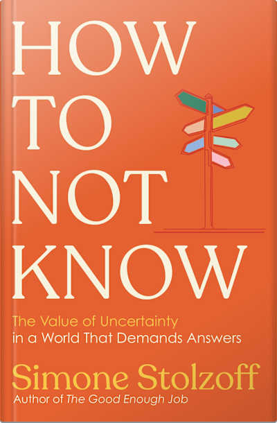 Book cover for How to Not Know by Simone Stolzoff