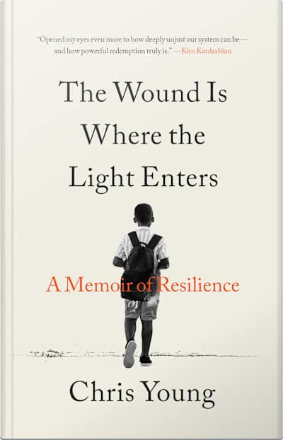 Book cover for The Wound Is Where the Light Enters by Chris Young