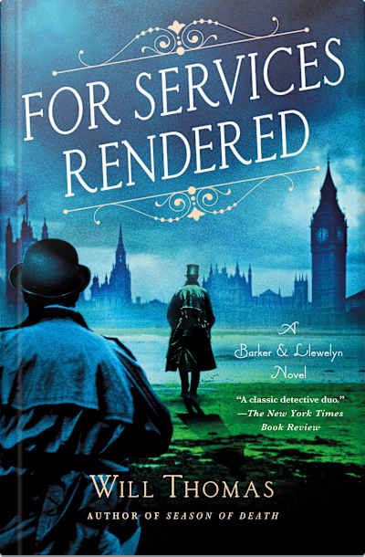 Book cover for For Services Rendered by Will Thomas