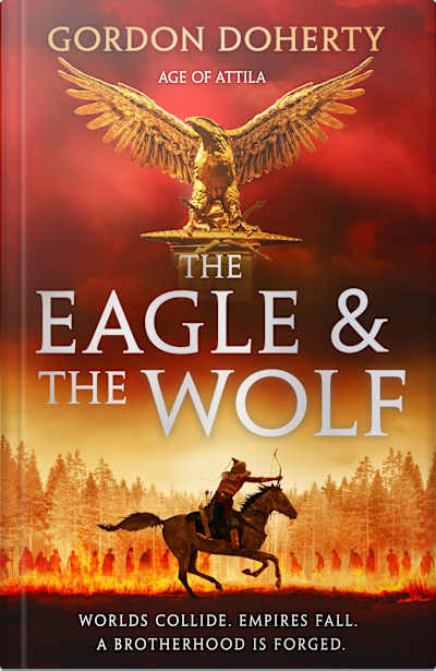 Book cover for The Eagle and the Wolf by Gordon Doherty