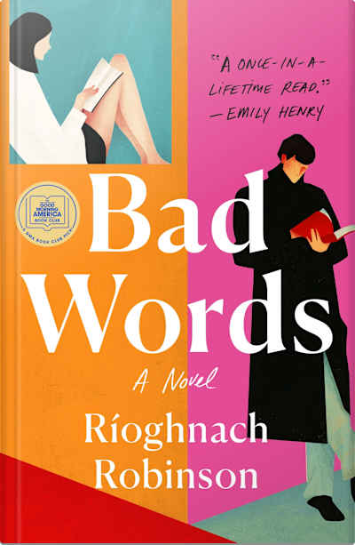 Book cover for Bad Words by Ríoghnach Robinson