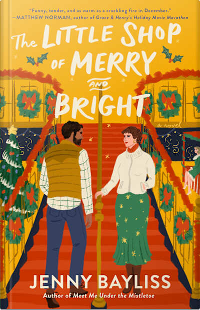 Book cover for The Little Shop of Merry and Bright by Jenny Bayliss
