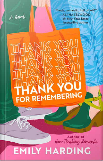 Book cover for Thank You for Remembering by Emily Harding