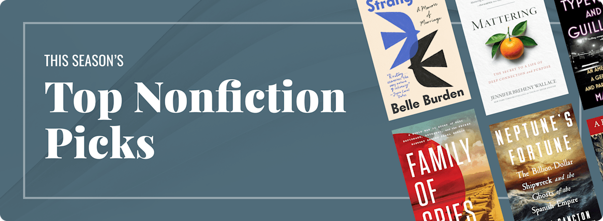 This Month's Best New Top Nonfiction Picks