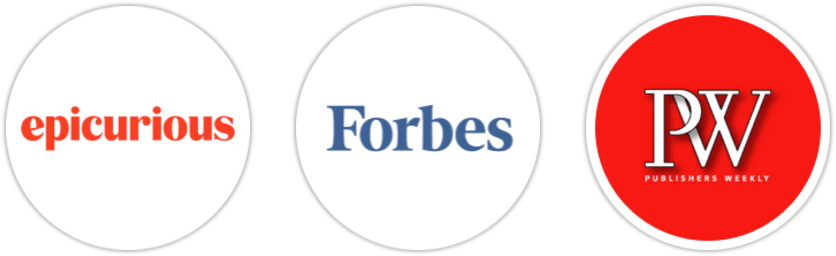 Epicurious, Forbes, Publishers Weekly