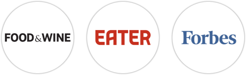 Food & Wine, Eater, Forbes
