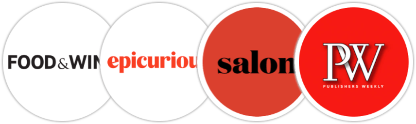 Food & Wine, Epicurious, Salon, Publishers Weekly