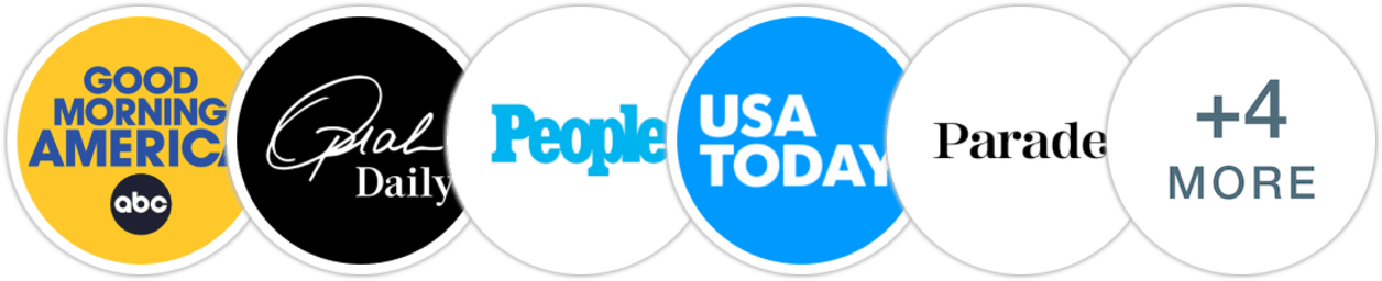 Good Morning America, Oprah Daily, People, USA Today, Parade, The Guardian, New York Post, Publishers Weekly, Booklist