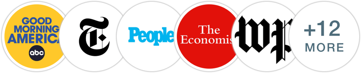 Good Morning America, The New York Times/The New York Times Book Review, People, The Economist, The Washington Post, Slate, Vanity Fair, Vogue, Town & Country, Good Housekeeping, The Times, The Boston Globe, New York Post, Publishers Weekly, Kirkus Reviews, BookPage, Literary Hub