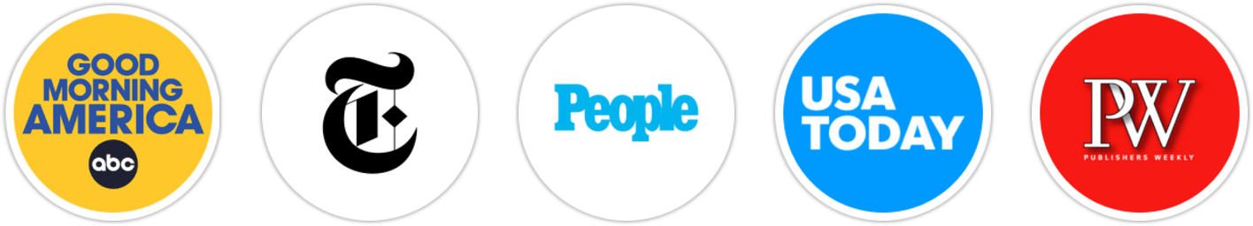 Good Morning America, The New York Times/The New York Times Book Review, People, USA Today, Publishers Weekly, Library Journal, Booklist, BookPage